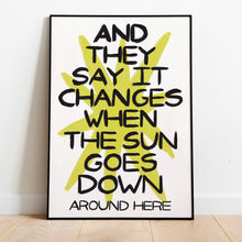 Load image into Gallery viewer, Arctic Monkeys | When The Sun Goes Down