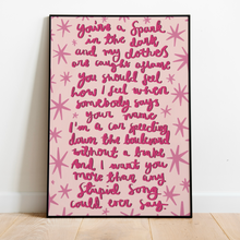 Load image into Gallery viewer, Olivia Rodrigo | Stupid Song