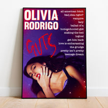 Load image into Gallery viewer, Olivia Rodrigo | GUTS album poster