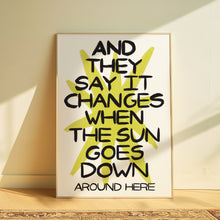Load image into Gallery viewer, Arctic Monkeys | When The Sun Goes Down