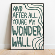 Load image into Gallery viewer, Oasis | Wonderwall
