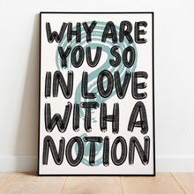 Load image into Gallery viewer, Courteeners | Are You in Love With a Notion?