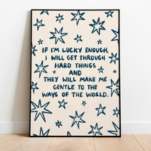 Load image into Gallery viewer, Zach Bryan | Lucky Enough (Poem)
