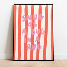 Load image into Gallery viewer, Snug as a bug in a rug | Home print
