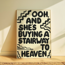 Load image into Gallery viewer, Led Zeppelin | Stairway To Heaven

