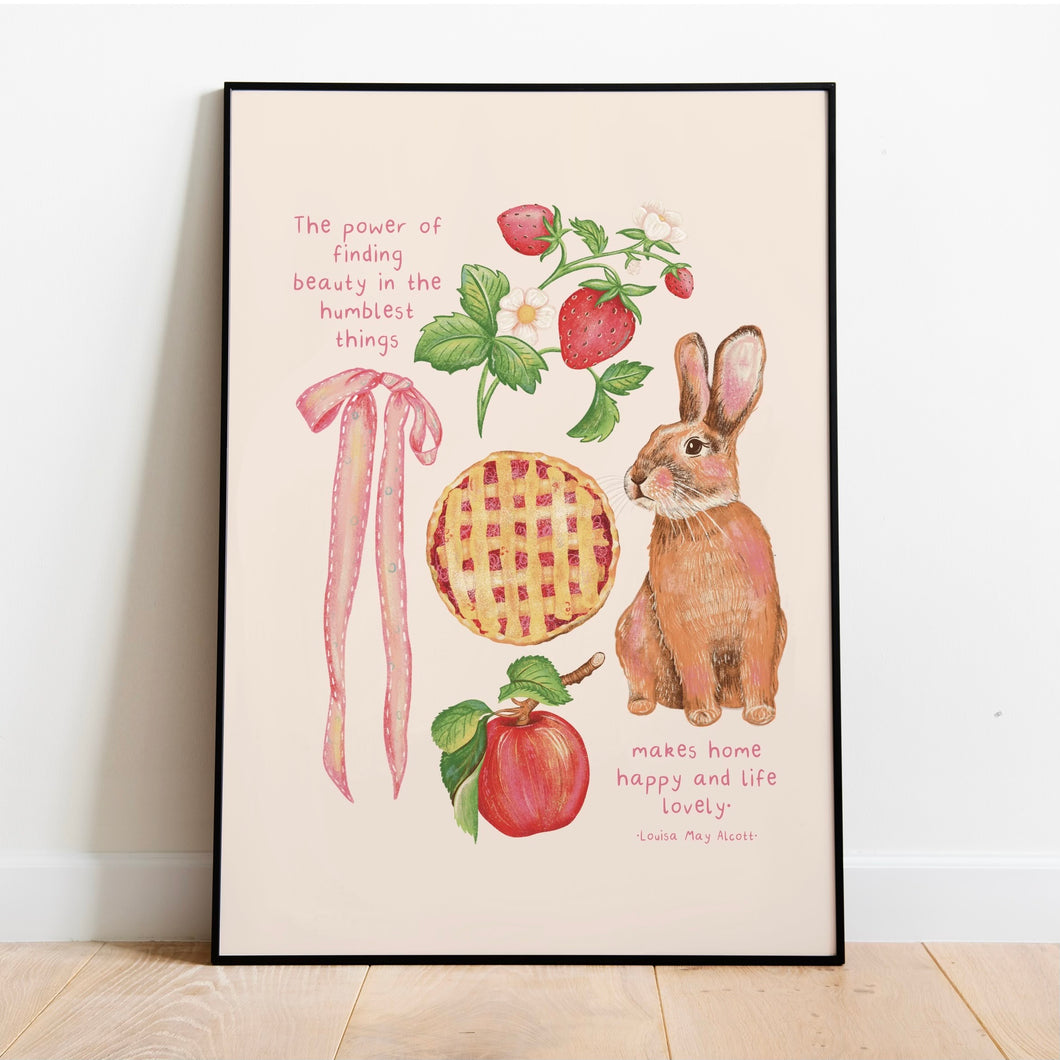 Countryside Louisa May Alcott | Art Print