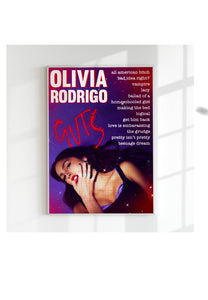 Olivia Rodrigo | GUTS album poster