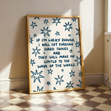 Load image into Gallery viewer, Zach Bryan | Lucky Enough (Poem)
