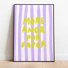 Load image into Gallery viewer, More amor por favor | Home print
