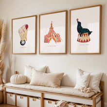 Load image into Gallery viewer, Vintage Circus Nursey Prints

