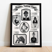 Load image into Gallery viewer, Extinct Animal Club | Art Print

