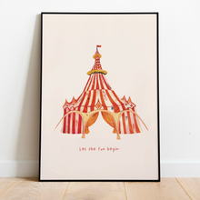 Load image into Gallery viewer, “Every Day Is A Show” Vintage Circus Seal | Home print

