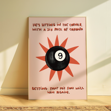Load image into Gallery viewer, Zach Bryan | Nine Ball
