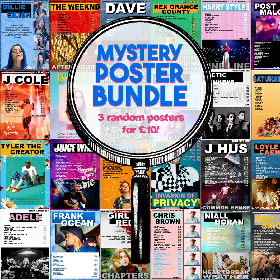 Mystery Poster Bundle!