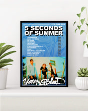 Load image into Gallery viewer, 5 seconds of summer poster
