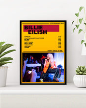 Load image into Gallery viewer, billie eilish poster
