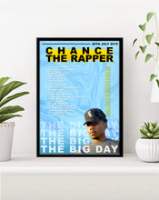 Load image into Gallery viewer, chance the rapper  poster
