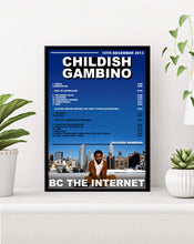 Load image into Gallery viewer, Childish Gambino Poster | Bc The Internet
