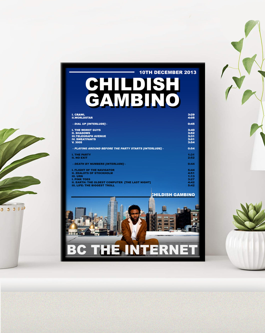 Childish Gambino Poster | Bc The Internet