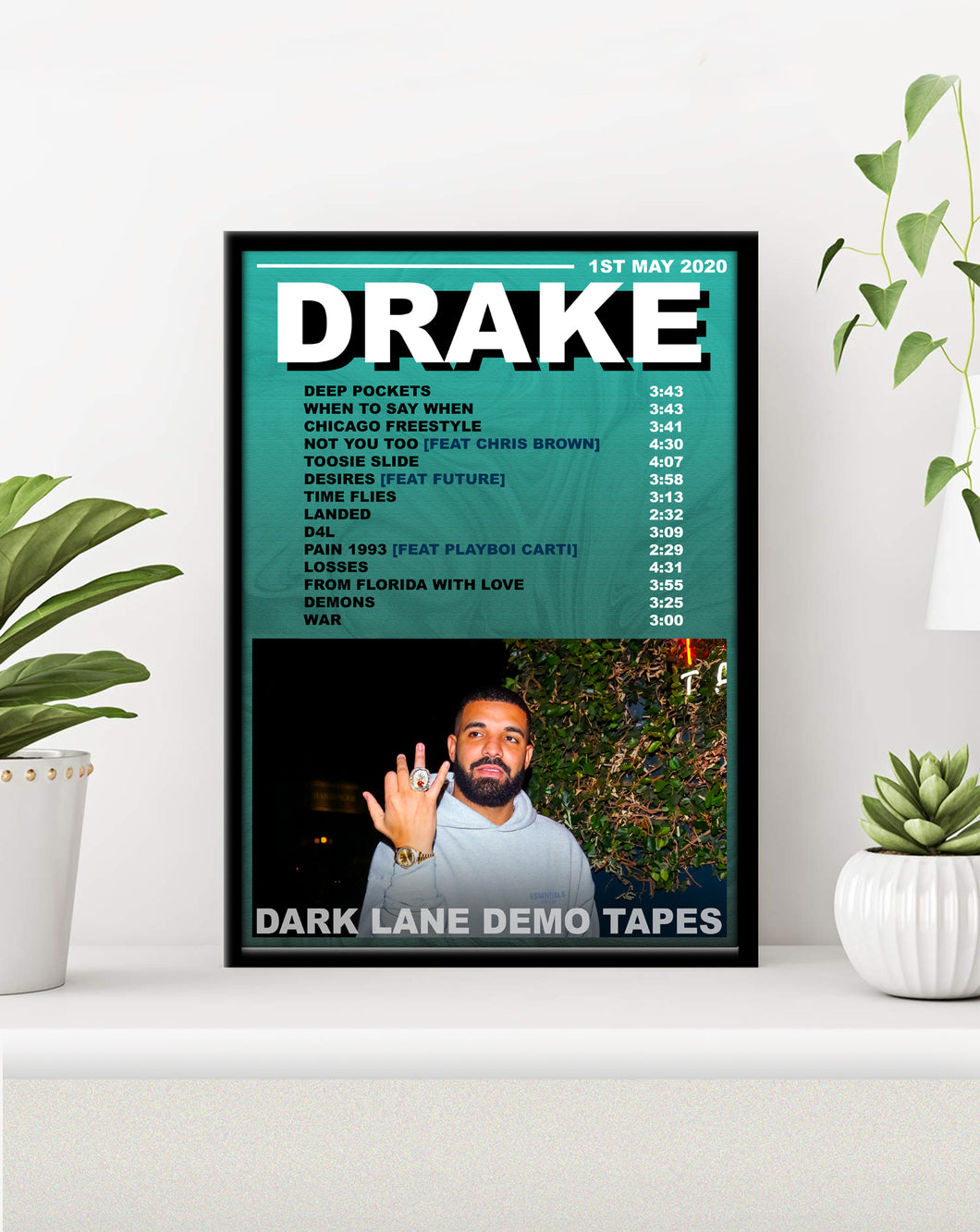 Drake Poster |  Demo Tapes Print