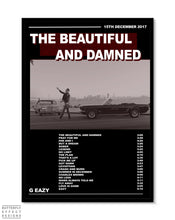 Load image into Gallery viewer, G Eazy Beautiful And Damned Premium Music Poster
