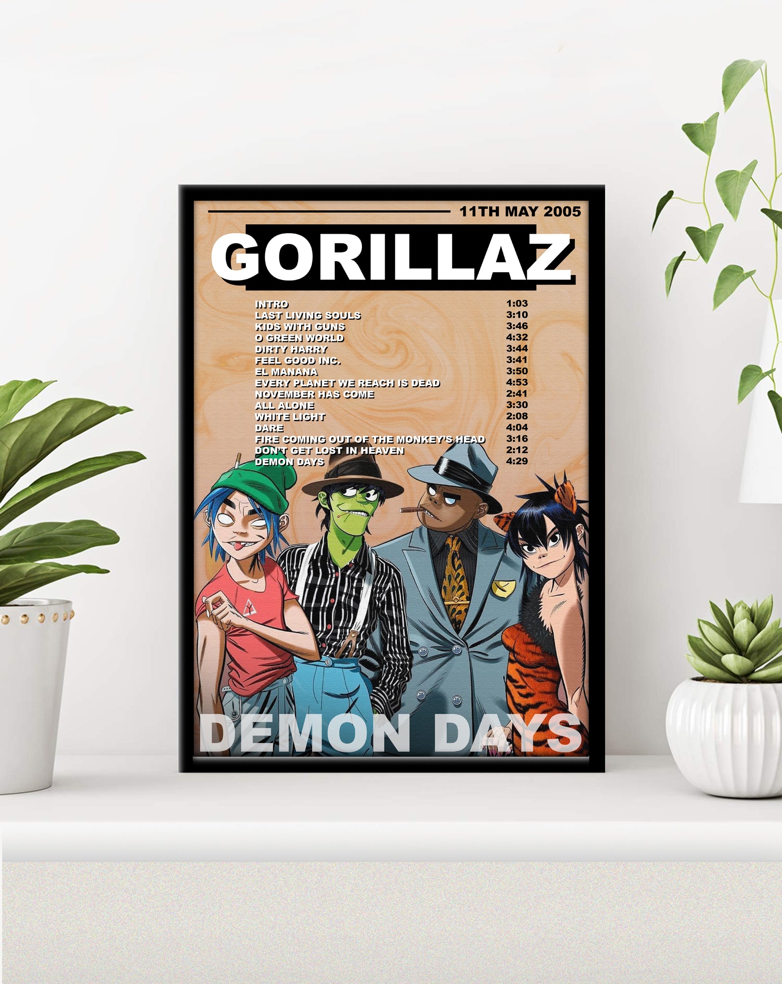 Gorillaz Poster | Demon Days – Postered