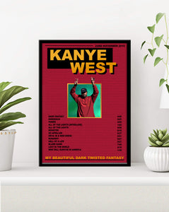 Kanye West  Poster | Dark Fantasy