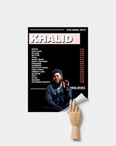 Khalid Free Spirit Premium Music Poster