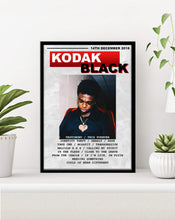 Load image into Gallery viewer, kodak black poster
