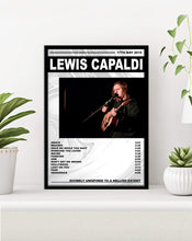 Load image into Gallery viewer, lewis capaldi poster
