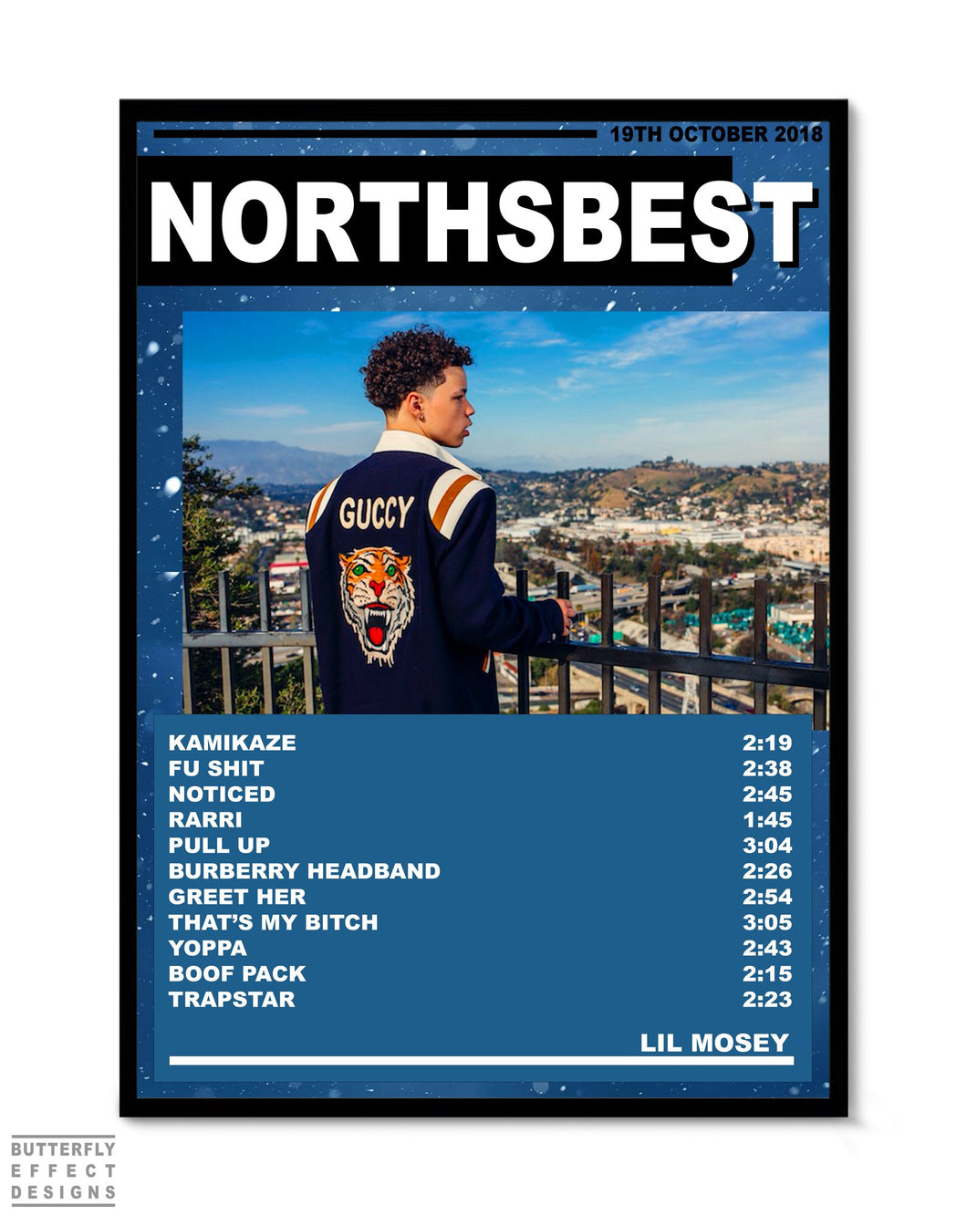 Lil Mosey Northsbest Premium Music Poster