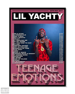 Lil Yachty Teenage Emotions Premium Music Poster