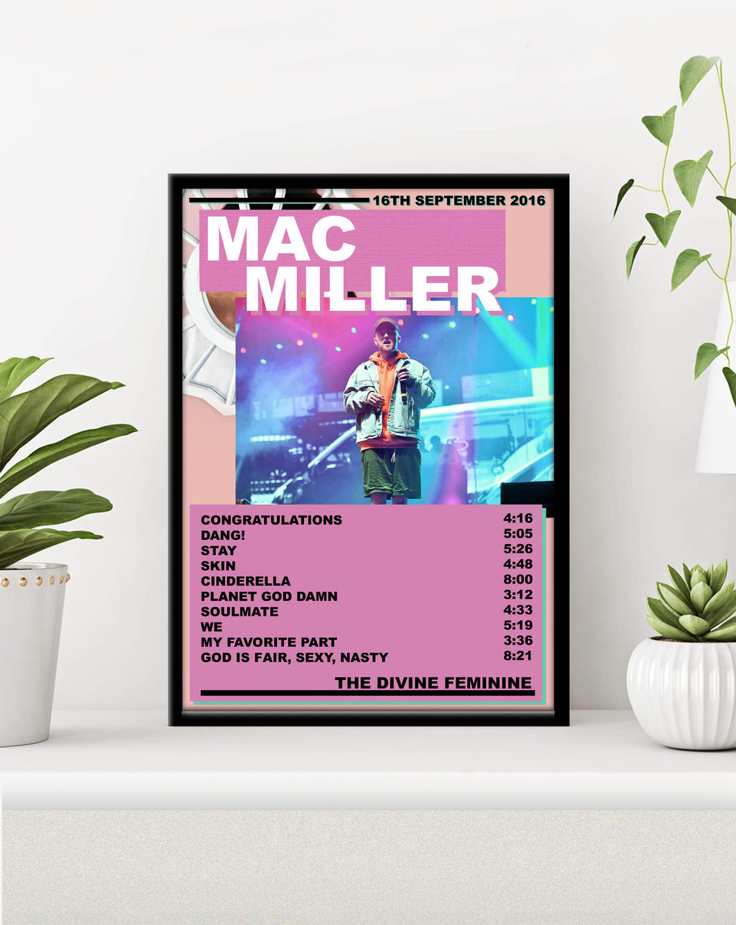 Mac Miller Divine Feminine Premium Music Poster