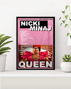 Nicki Minaj Poster | Queen Print