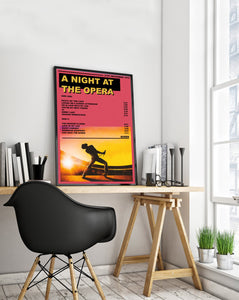 Queen A Night At The Opera Premium Music Poster