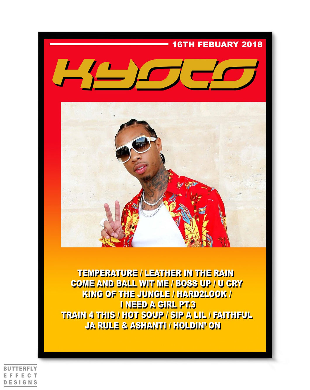 TYGA Kyoto Premium Music Poster