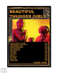 Young Thug Beautiful Thugger Girls Premium Music Poster