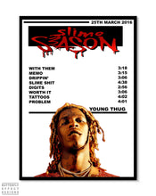 Load image into Gallery viewer, Young Thug Slime Season Premium Music Poster
