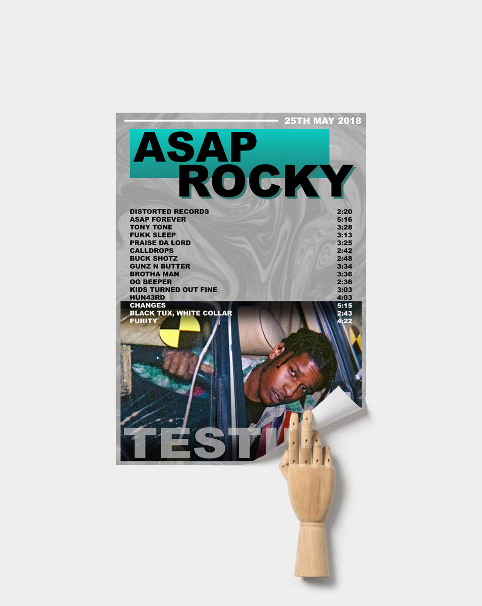 ASAP Rocky Poster | Testing – Postered