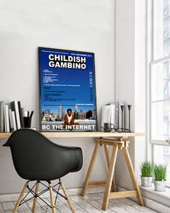 Childish Gambino Poster | Bc The Internet