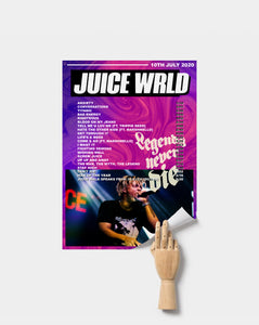 Juice Wrld Poster | Legends Never Die