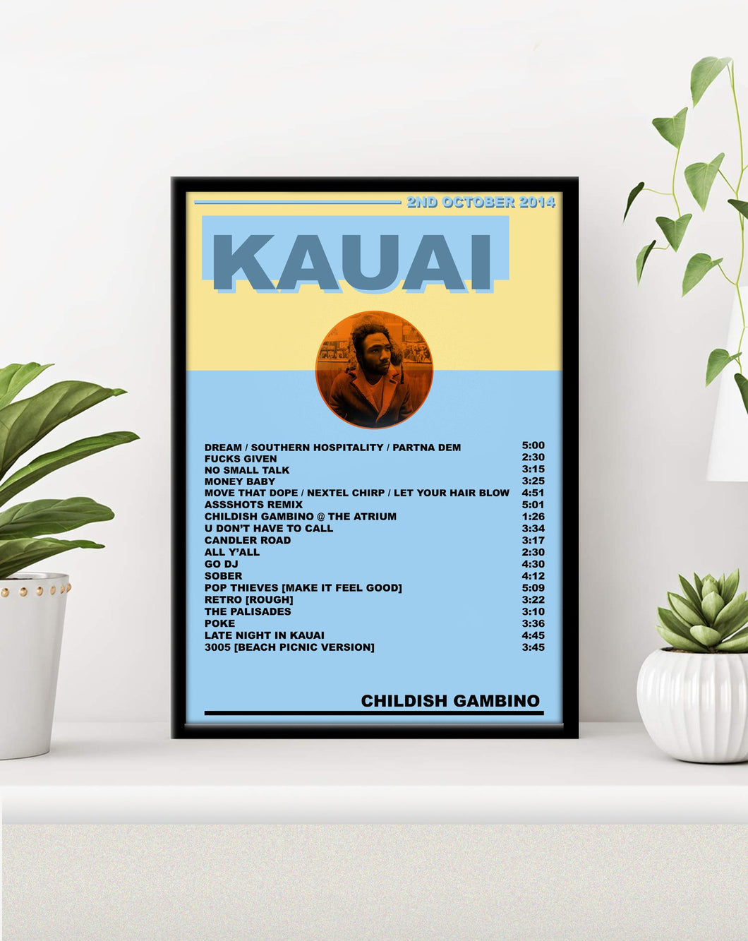 Childish Gambino Poster | Kauai