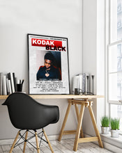 Load image into Gallery viewer, kodak black poster
