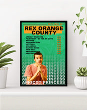 Load image into Gallery viewer, Rex Orange County Poster | Apricot Princess
