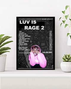 Lil Uzi Vert Poster | Luv is Rage 2