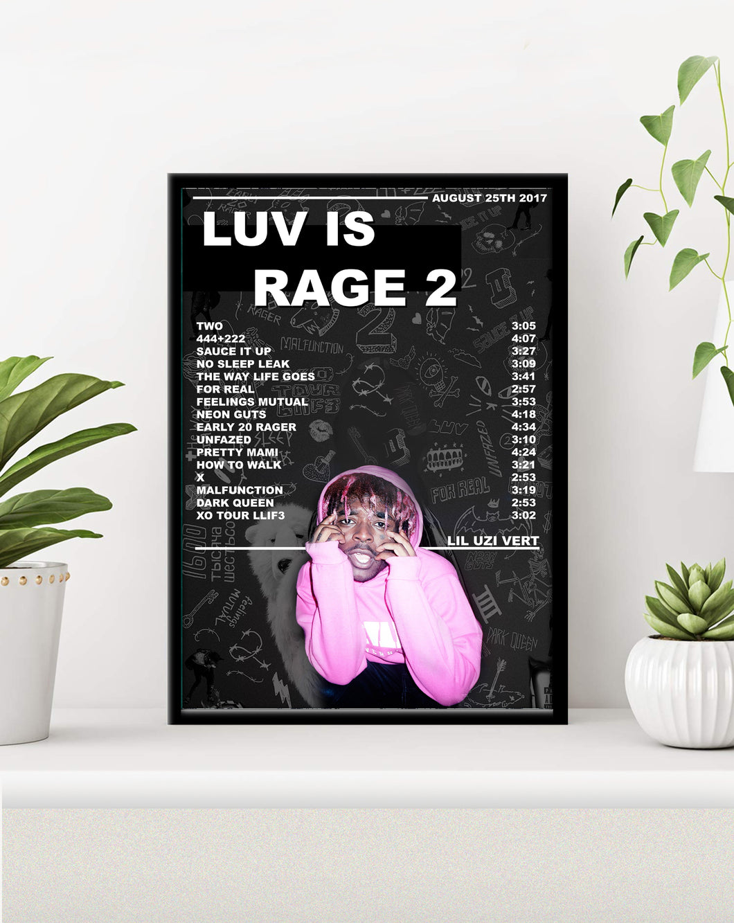 Lil Uzi Vert Poster | Luv is Rage 2